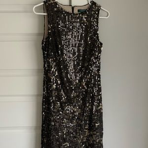 LAUREN Ralph Lauren sequined dress size 4
